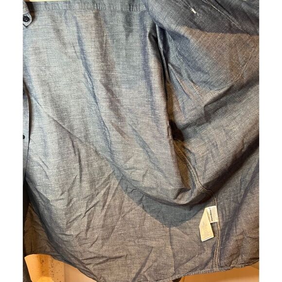 Patagonia Men's Long-Sleeved Bluffside Shirt Blue Button Down Size Large - Picture 6 of 14